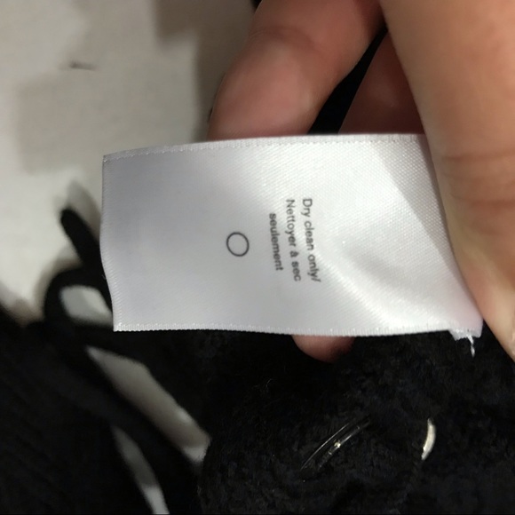 Rag & Bone Black Side Lace-Up Oversized Sweater - Picture 6 of 8